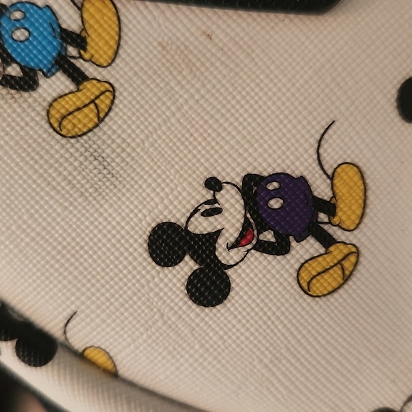 Disney Loungefly Multi-Color/Rainbow Mickey Mouse mini Backpack - Picture 12 of 14
